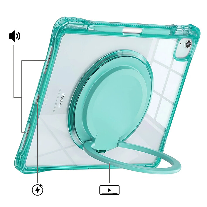 Acheter Avizar Coque pour iPad Pro 11 2026 en Silicone Antichoc avec Poignée et Bandoulière