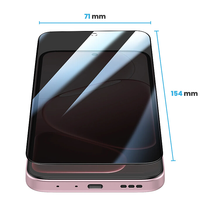 Avis Avizar Verre Trempé pour Oppo A6 avec Filtre Anti-Espion