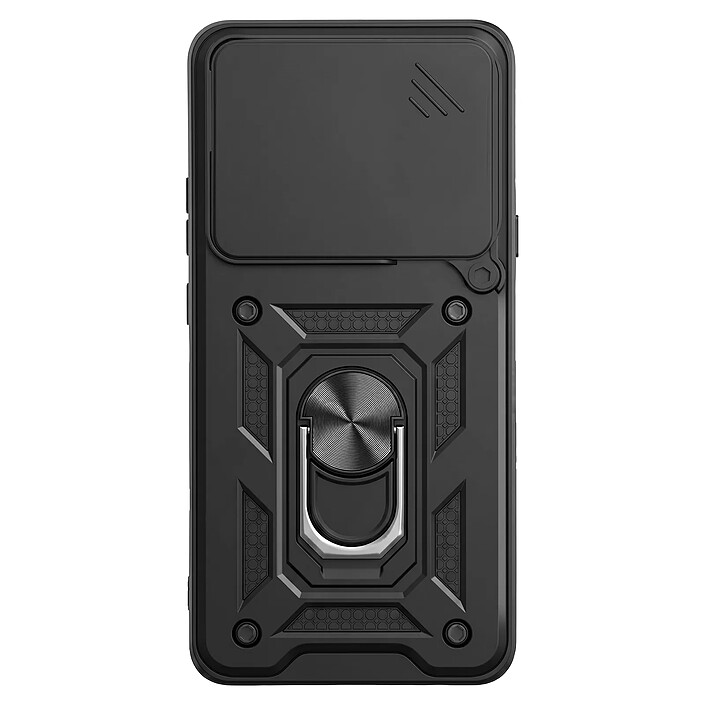Avizar Coque pour Motorola Signature avec Bague Support et Cache Caméra Coulissant