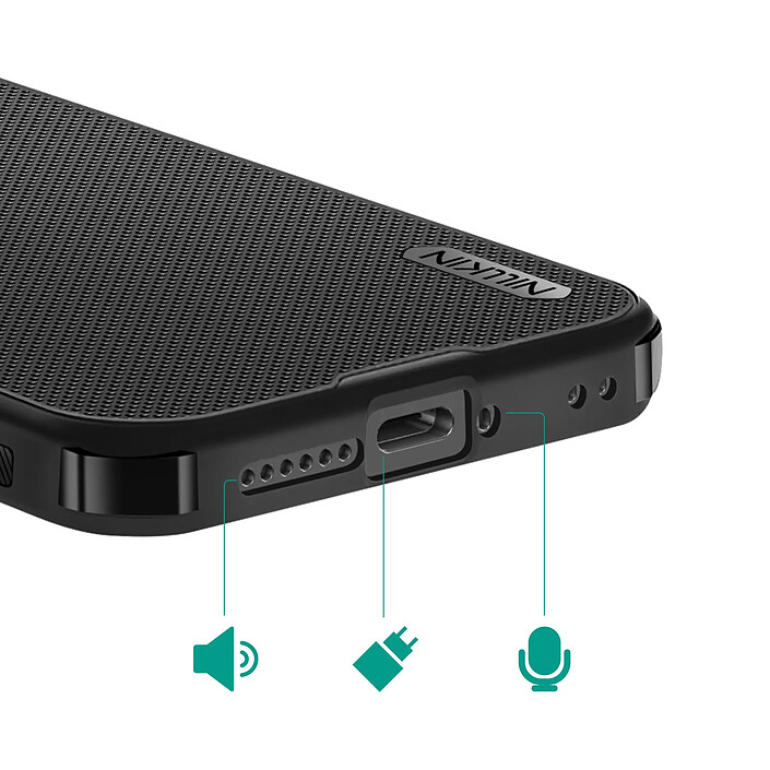 Acheter Nillkin Coque pour Xiaomi 17 Finition Texturée Modèle Super Frosted Shield Pro Noir