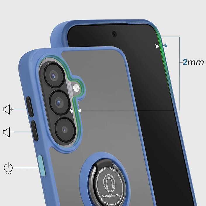 Avis Avizar Coque Anneau pour Samsung Galaxy A57 Protection Renforcé avec Bague Magnétique