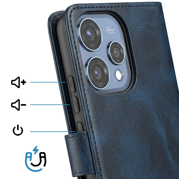 Avis Avizar Étui Portefeuille pour Oppo Reno 15 Protection Intégrale avec Support Vidéo