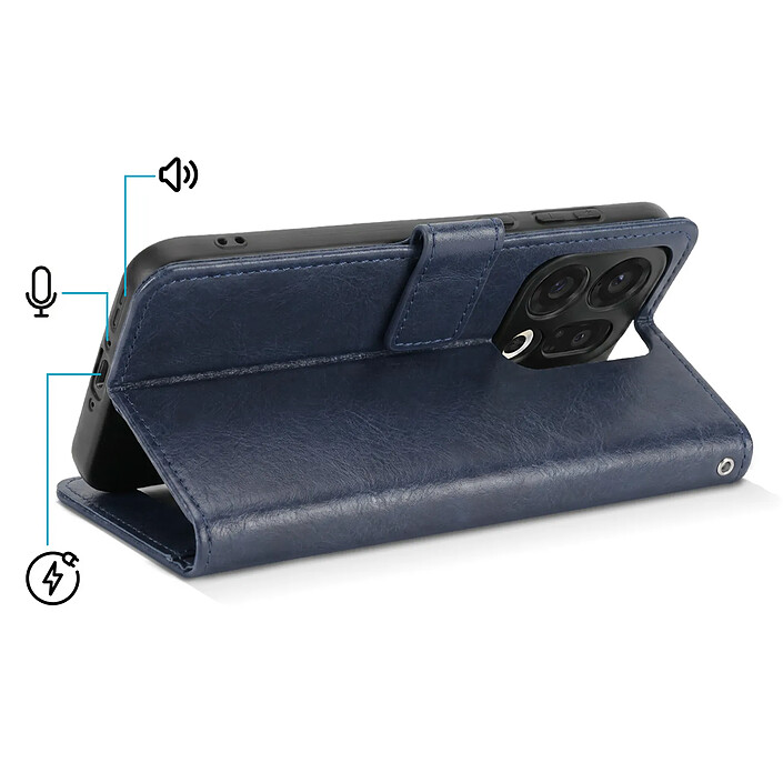 Acheter Avizar Étui pour Oppo Find X9 Effet Cuir Vintage avec Support et Porte-cartes
