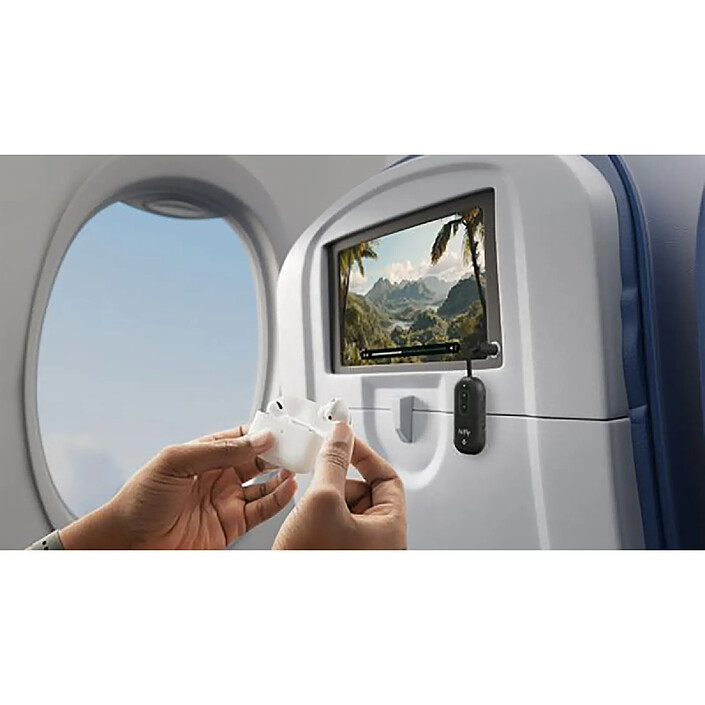 Avis Twelve south Adaptateur Audio Bluetooth avec Prise Jack 3.5mm Modèle AirFly Pro 2 Noir transparent