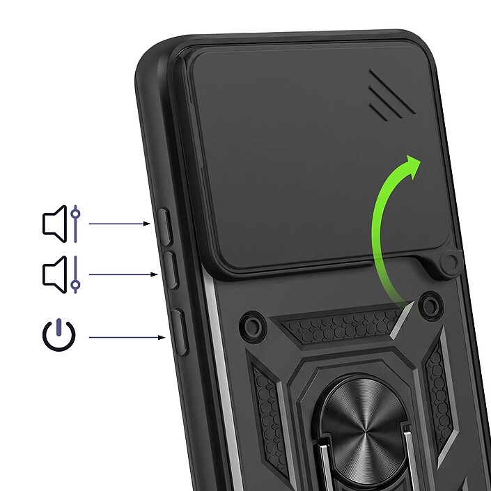 Acheter Avizar Coque pour Xiaomi 17 avec Bague Support et Cache Caméra Coulissant