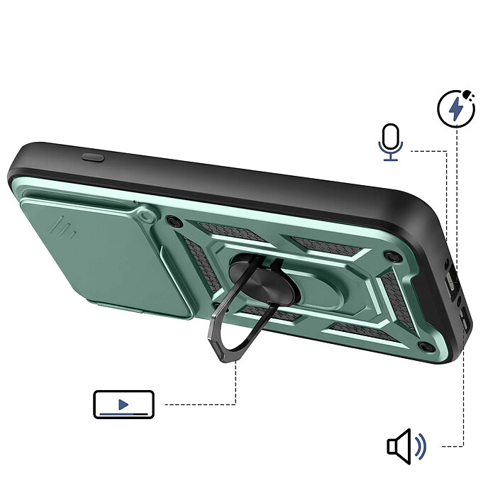 Avis Avizar Coque pour Oppo Find X9 Antichoc avec Cache Caméra Pivotant et Bague Support