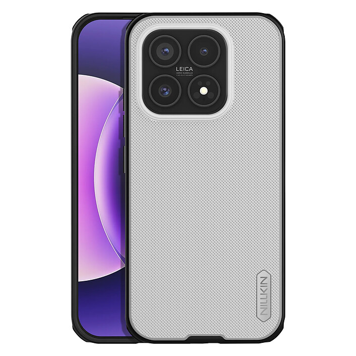 Nillkin Coque pour Xiaomi 17 Finition Texturée Modèle Super Frosted Shield Pro Blanc / Noir