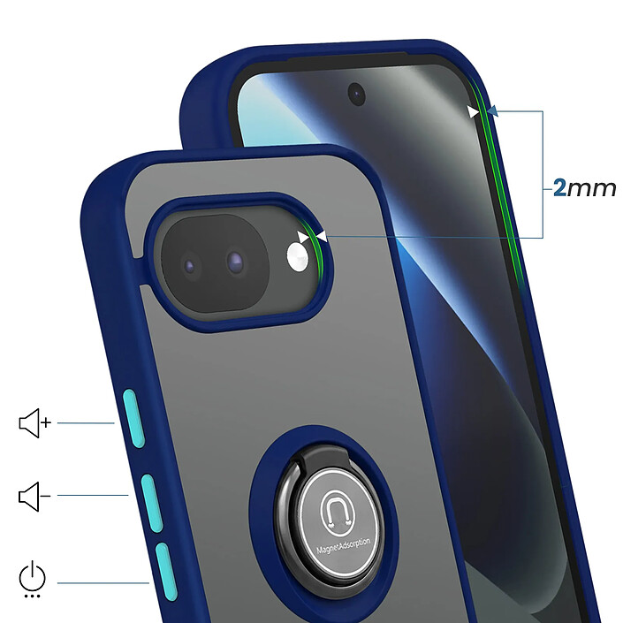 Avis Avizar Coque Anneau pour Google Pixel 10a Protection Renforcé avec Bague Magnétique