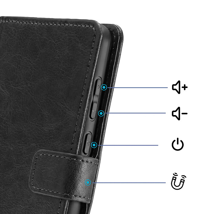 Avis Avizar Étui pour Oppo Find X9 Effet Cuir Vintage avec Support et Porte-cartes