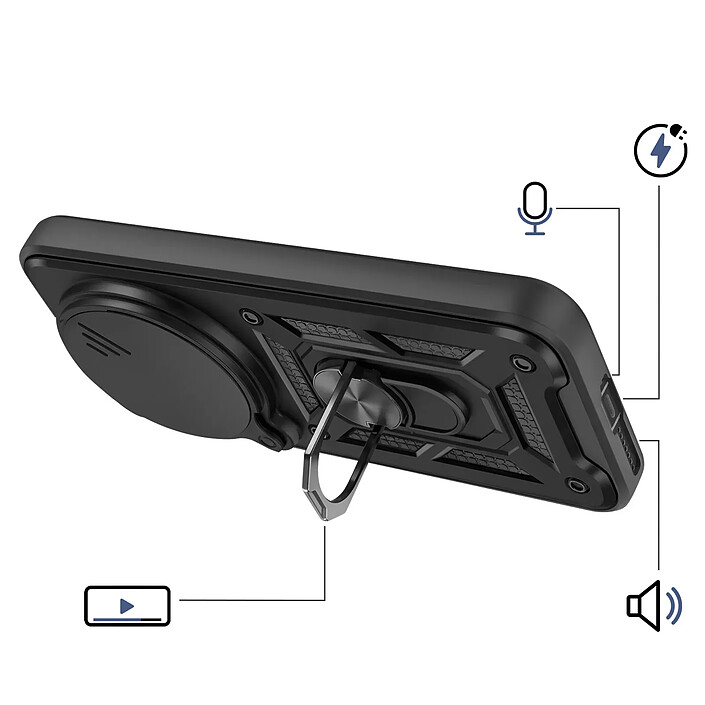 Avis Avizar Coque pour Xiaomi 17 Ultra avec Bague Support et Cache Caméra Coulissant