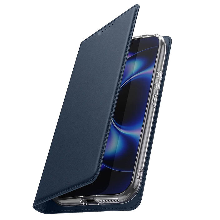 Dux Ducis Étui pour Xiaomi 17 Ultra Série Skin Pro avec Porte-carte et Support Vidéo Bleu nuit