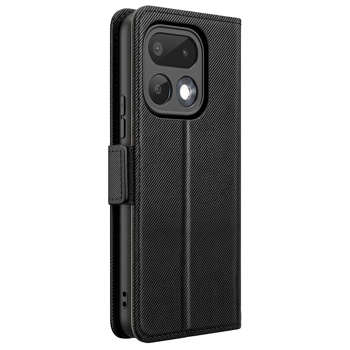 Avizar Étui pour Realme 16 Pro Effet Cuir Texturé avec Miroir et Porte-cartes