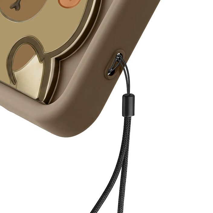 Avizar Coque pour Galaxy S25 Ultra avec Motifs Capybara en 3D et Contour Surélevé pas cher