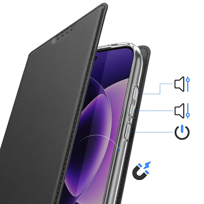 Acheter Dux Ducis Étui pour Xiaomi 17 Série Skin Pro avec Porte-carte et Support Vidéo Noir