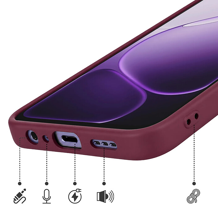 Acheter Avizar Coque pour Oppo A6x Soft-Touch en Silicone Série Fast Cover