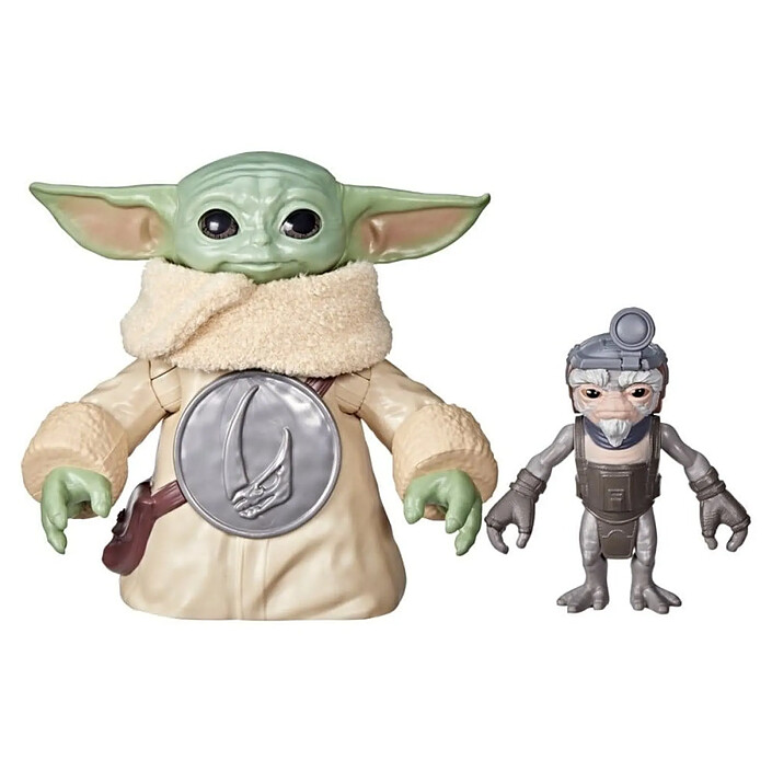 Star Wars: The Mandalorian & Grogu - Figurine électronique Câlins Grogu & Anzellan 17 cm