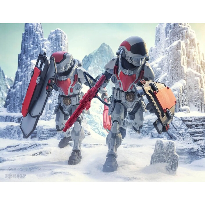 Cosmic Legions: Outpost Zaxxius - Figurine T.U.5.C.C. Phantom Trooper pas cher