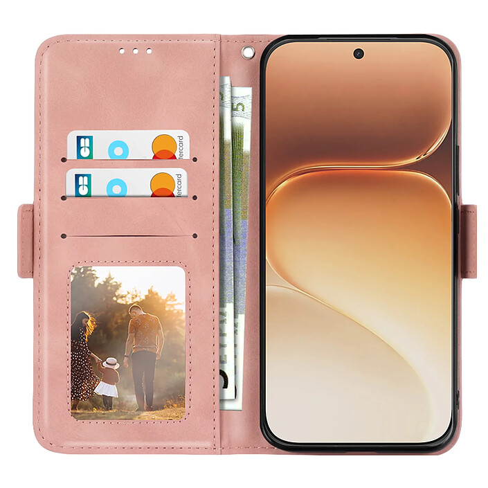 Avizar Étui Folio pour Honor 600 / 600 Pro Design Vintage avec Fonction Support Vidéo pas cher