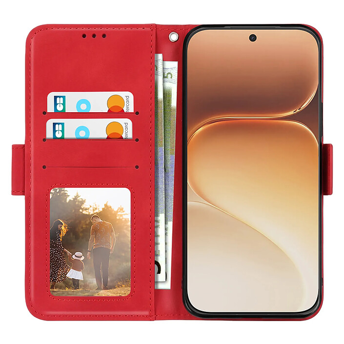 Avizar Étui Folio pour Honor 600 / 600 Pro Design Vintage avec Fonction Support Vidéo pas cher