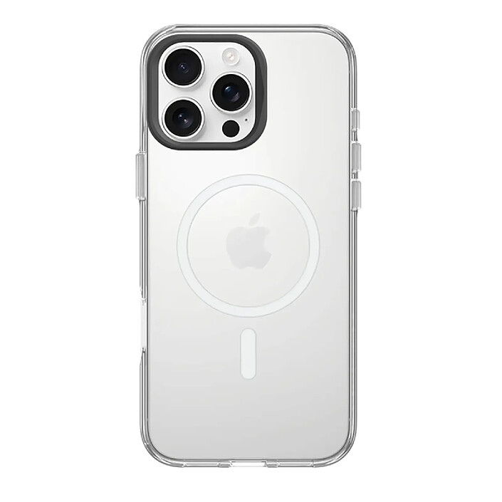 Rhinoshield Coque pour iPhone 16 Pro Max Compatible MagSafe et Charge Sans Fil Transparent