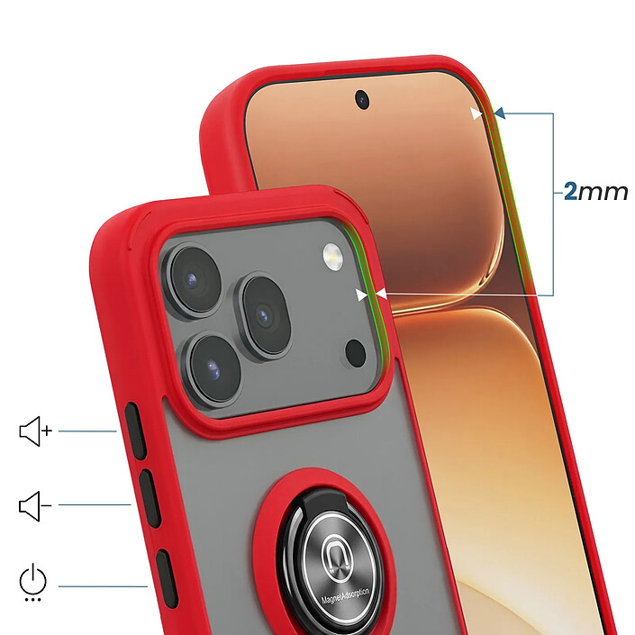 Acheter Avizar Coque pour Honor 600 / 600 Pro avec Support Anneau et Fixation Magnétique