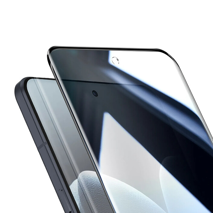 iMak Verre Trempé pour Motorola Signature Anti-Espion et Antichoc Noir transparent pas cher