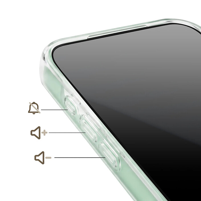 Avis Avizar Coque pour iPhone 12 / 12 Pro avec Motif Fraise en Relief 3D et Contour Surélevé