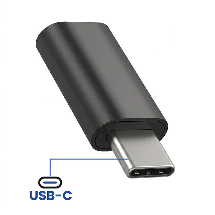 Acheter Blue Star Adaptateur Convertisseur OTG Micro-USB Femelle vers USB-C Mâle Noir