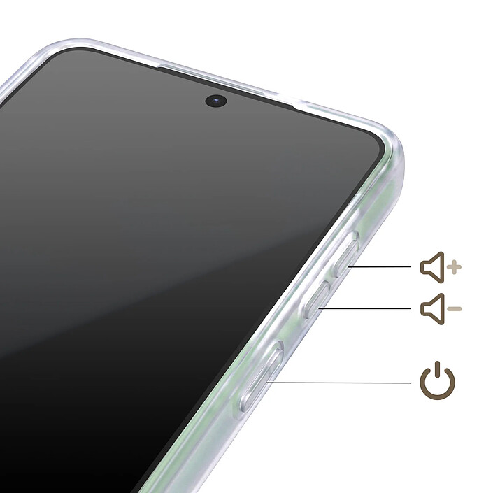 Avis Avizar Coque pour Galaxy A57 avec Motif Fraise en Relief 3D et Contour Surélevé