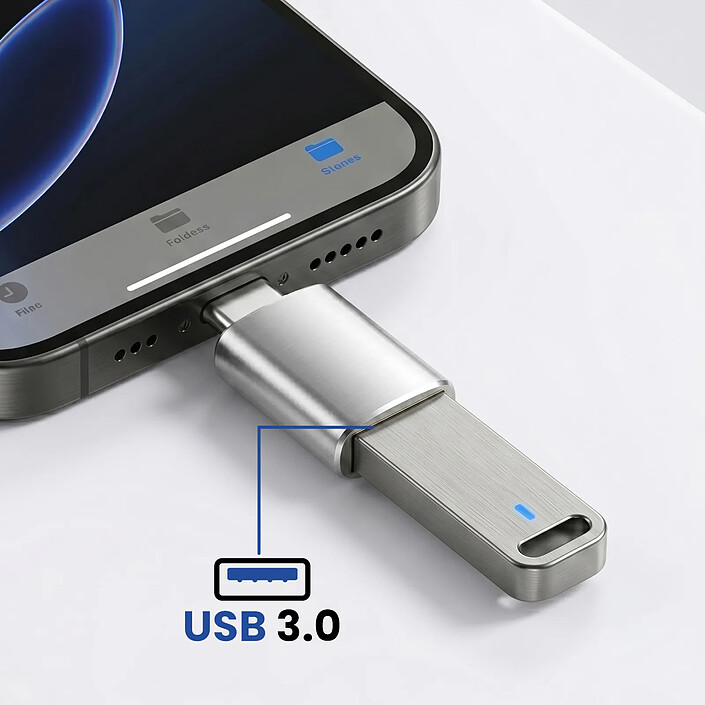 Avis Blue Star Adaptateur OTG USB-C Mâle vers USB 3.0 Femelle Argent