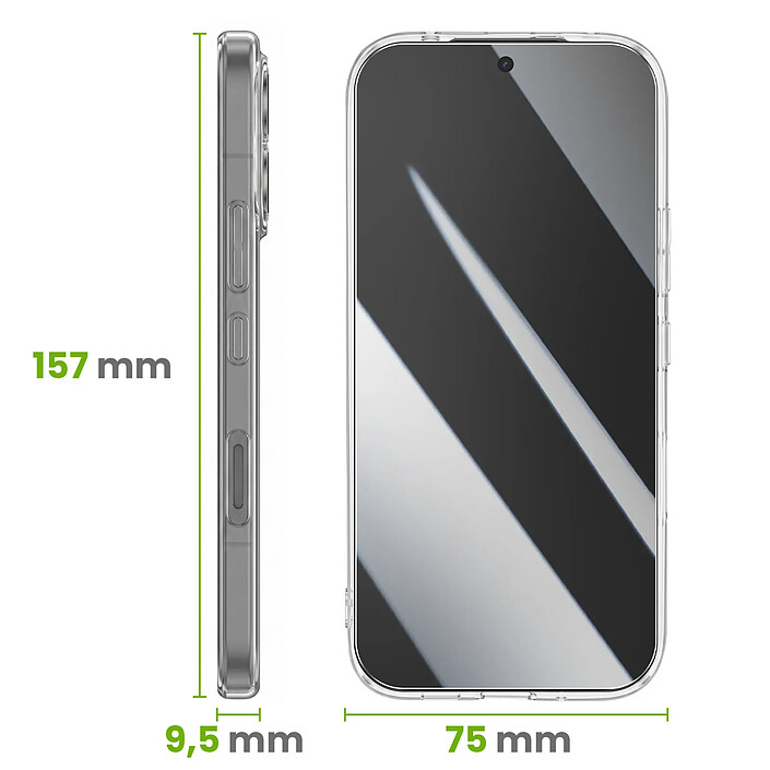 Mayaxess Coque pour Honor 600 avec Protection d'Écran en Verre Trempé Transparent pas cher