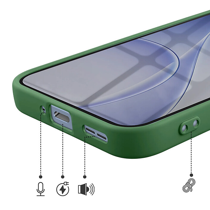 Acheter Avizar Coque pour Oppo Reno 15 Soft-Touch en Silicone Série Fast Cover