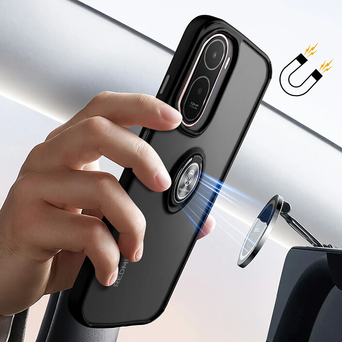 Avizar Coque Anneau pour Xiaomi Redmi A7 Pro avec Bague Rotative Magnétiques pas cher