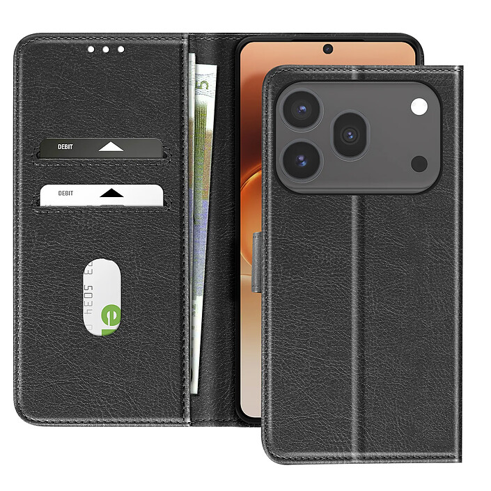 Avizar Étui Portefeuille pour Honor 600 / 600 Pro Série Chesterfield avec Support