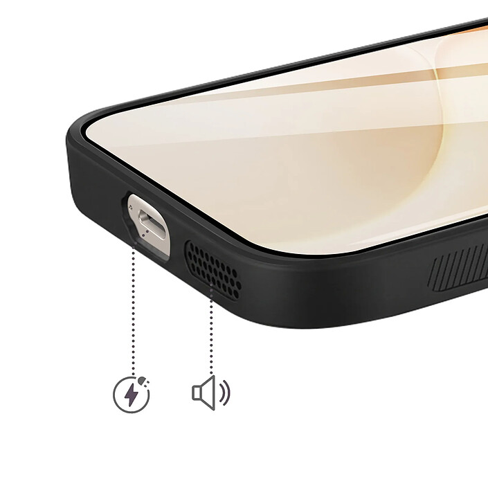 Avis Avizar Coque MagSafe pour Honor 600 Effet Carbone et 2 Verres Trempés d'Écran