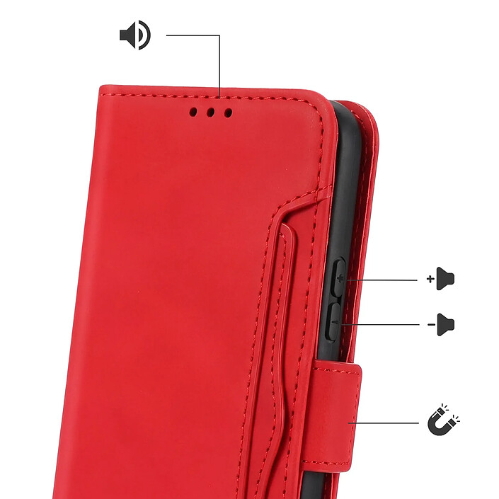 Avis Avizar Étui Folio pour Honor 600 / 600 Pro Design Vintage avec Fonction Support Vidéo