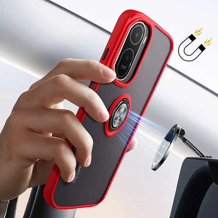 Avizar Coque Anneau pour Xiaomi Redmi A7 Pro avec Bague Rotative Magnétiques pas cher