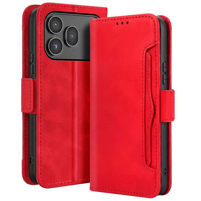 Avizar Étui Folio pour Honor 600 / 600 Pro Design Vintage avec Fonction Support Vidéo
