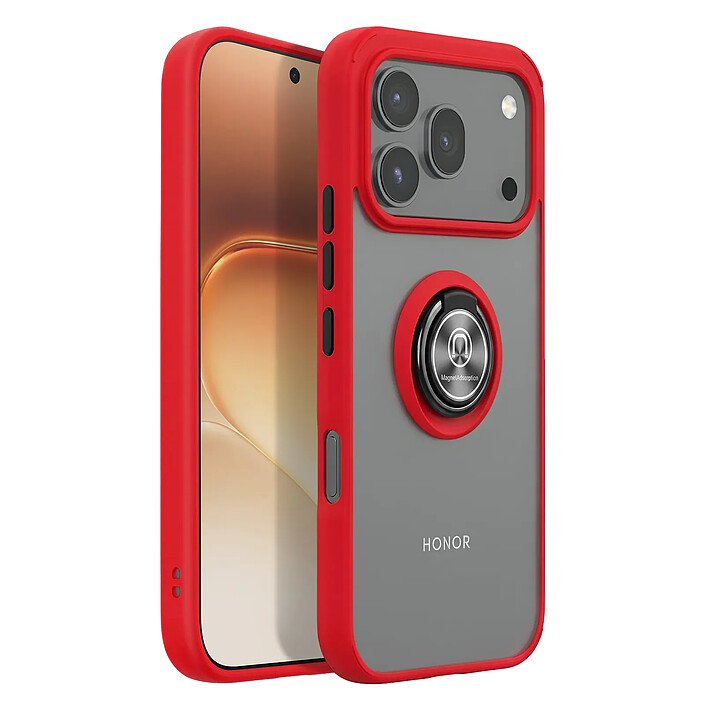 Avizar Coque pour Honor 600 / 600 Pro avec Support Anneau et Fixation Magnétique