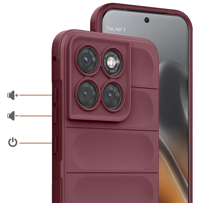 Avis Avizar Coque pour Motorola Edge 70 Fusion avec Texture Relief en Silicone