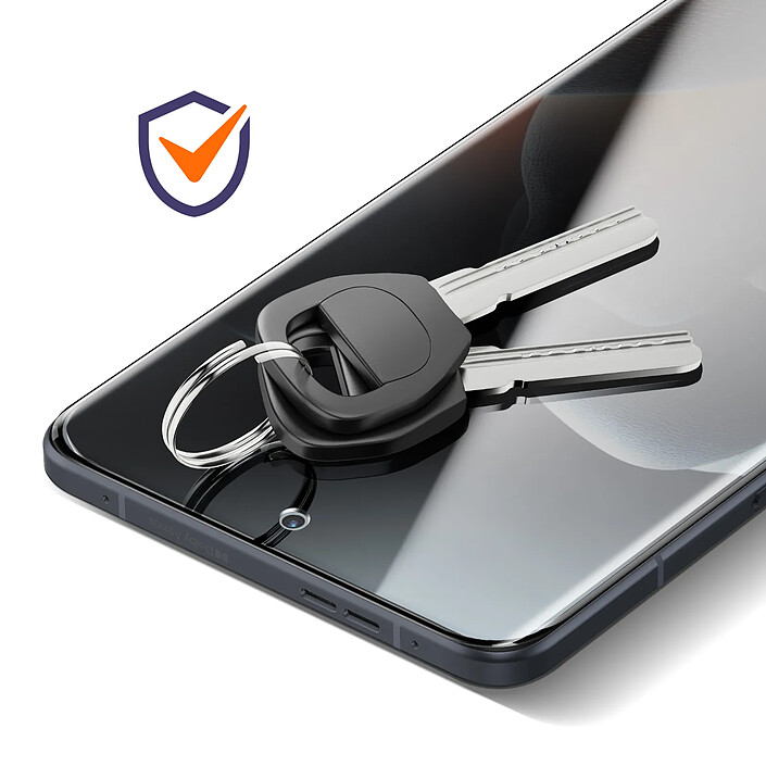 Acheter iMak Verre Trempé pour Motorola Signature Anti-Espion et Antichoc Noir transparent