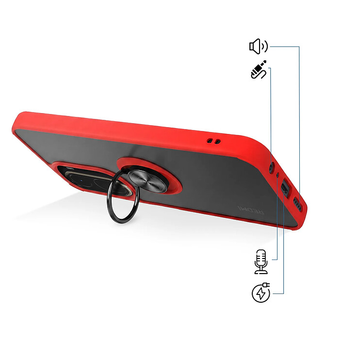 Avis Avizar Coque Anneau pour Xiaomi Redmi A7 Pro avec Bague Rotative Magnétiques