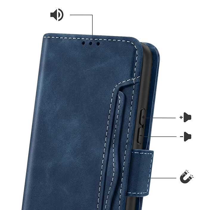 Avis Avizar Étui Folio pour Honor 600 / 600 Pro Design Vintage avec Fonction Support Vidéo