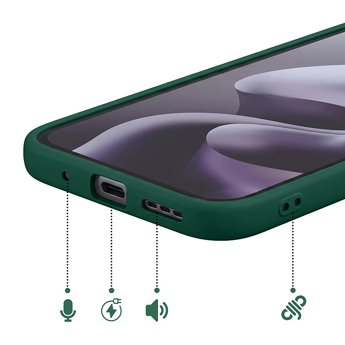 Acheter Avizar Coque pour Motorola Moto G87 Anti-traces avec Boutons Redessinés