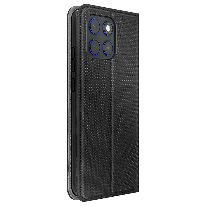 Avizar Étui à Clapet pour Motorola Edge 70 avec Texture Tissée et Support Vidéo
