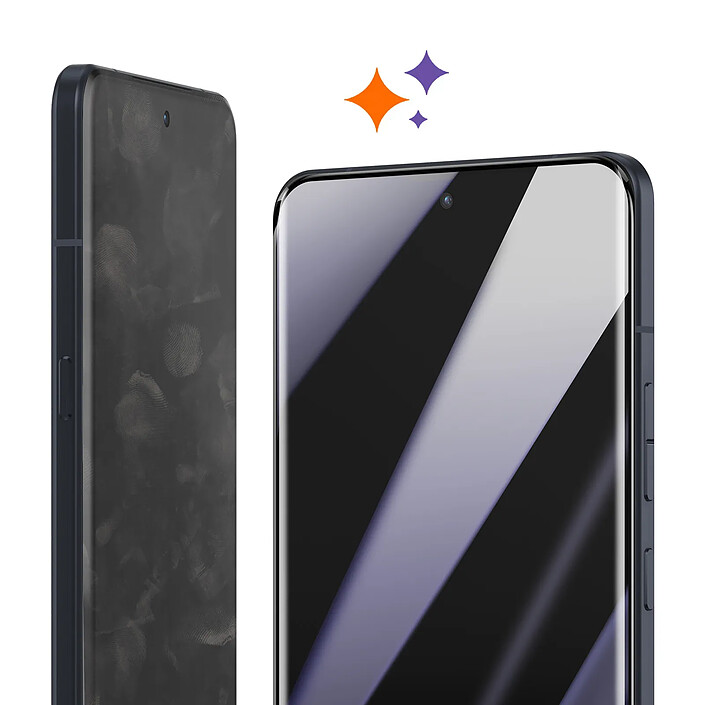 Avis iMak Verre Trempé Incurvé pour Motorola Signature Protection Antichoc Noir / Transparent