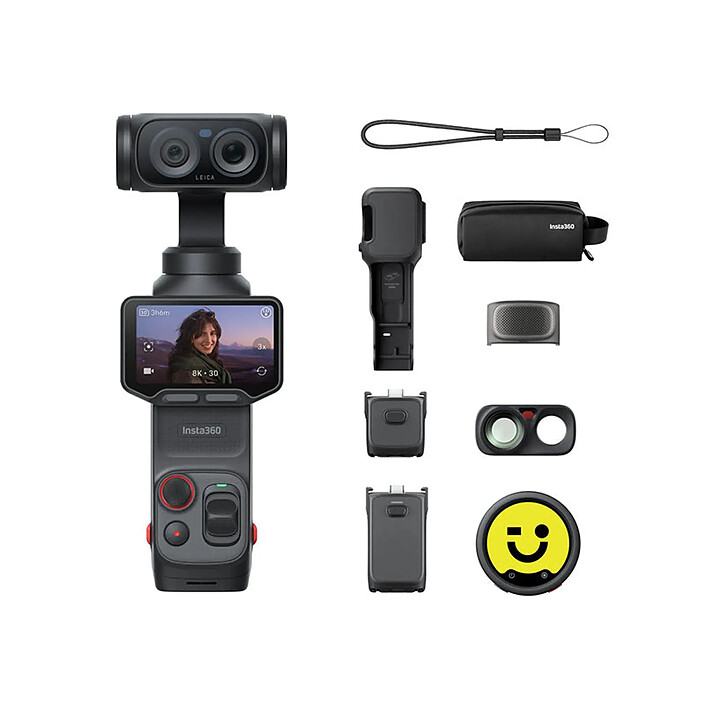 INSTA360 Caméra Luna Ultra Noir - Pack Créateur