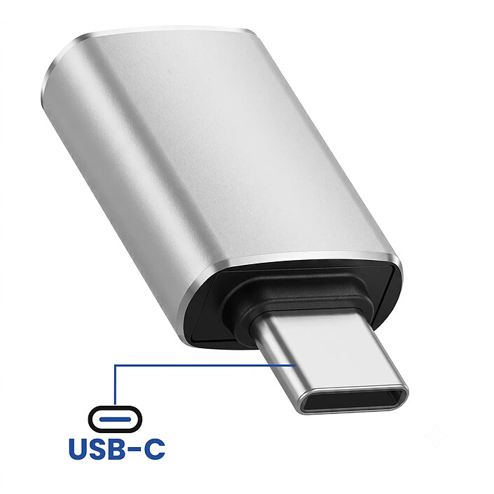 Acheter Blue Star Adaptateur OTG USB-C Mâle vers USB 3.0 Femelle Argent