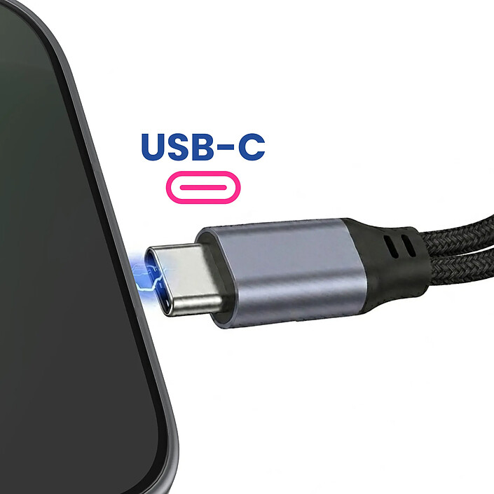 Avis Blue Star Répartiteur USB-C Double Port avec Charge 25W et Audio DAC Noir