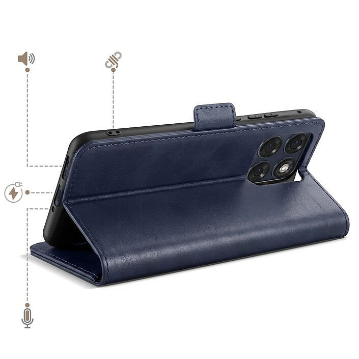 Acheter Avizar Étui Portefeuille pour Motorola Edge 70 Fusion à Effet Patiné avec Support